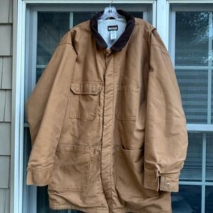 Bulwark FR UltraSoft Heavyweight Insulated Tan Duck Jacket Mens XXL